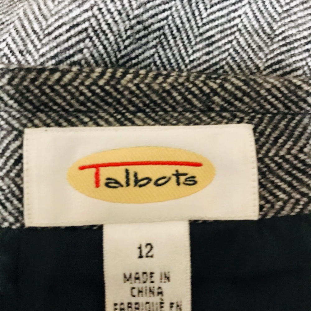 TALBOTs midi wool skirt size 12
